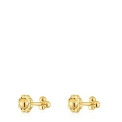 4 mm gold motif Earrings Basics