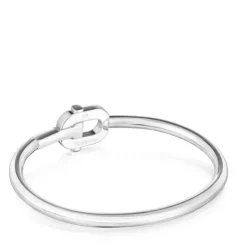 4 mm silver Bangle TOUS MANIFESTO
