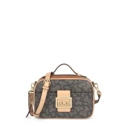 Multi-black Kaos Icon Crossbody reporter bag