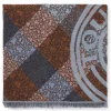 Multi-colored jacquard Kaos Mini Stamp Foulard