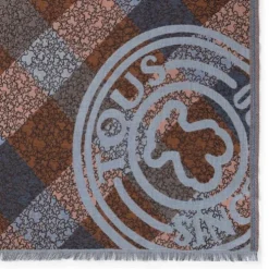 Multi-colored jacquard Kaos Mini Stamp Foulard