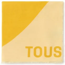 Mustard-yellow Foulard TOUS Blurry Heart