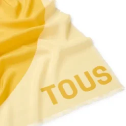 Mustard-yellow Foulard TOUS Blurry Heart