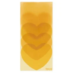 Mustard-yellow Foulard TOUS Blurry Heart