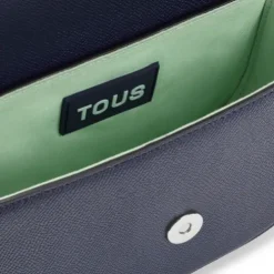 Navy blue halfmoon mini Crossbody bag TOUS Brenda