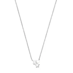 Nocturne Silver Necklace with Pearl