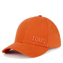 Orange Cap TOUS Logo Metal