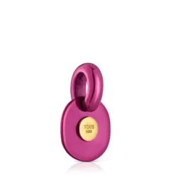 Oursin fuchsia silver Pendant