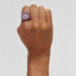 Oursin mauve silver Seal