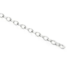 Oval Silver Hold Bracelet