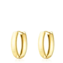 Oval Silver Vermeil TOUS Basics Earrings