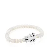 Pearl Sweet Dolls girl Bracelet with Silver