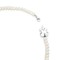 Pearl Sweet Dolls Necklace with Silver