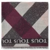 Pink jacquard Kaos Mini Stripes Foulard