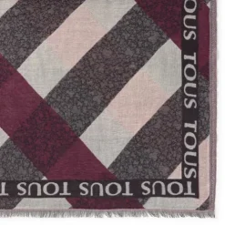 Pink jacquard Kaos Mini Stripes Foulard