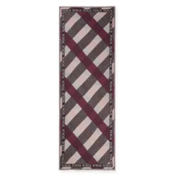 Pink jacquard Kaos Mini Stripes Foulard