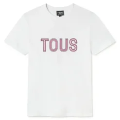Pink short-sleeved T-shirt TOUS Bear Faceted M