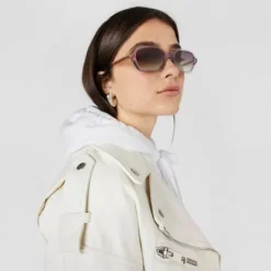Pink Sunglasses Pale Oval