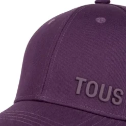 Purple Cap TOUS Logo Metal
