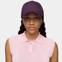 Purple Cap TOUS Logo Metal