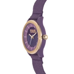 Purple solar-powered Analogue watch Vibrant Sun