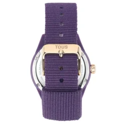 Purple solar-powered Analogue watch Vibrant Sun