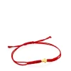 Red Cord and Gold Sweet Dolls XXS cross Bracelet