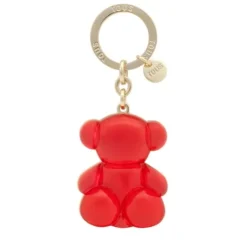 Red half Keychain Bold Bear