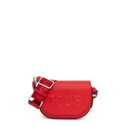 Red halfmoon mini Crossbody bag TOUS Brenda