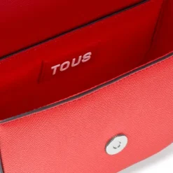 Red halfmoon mini Crossbody bag TOUS Brenda