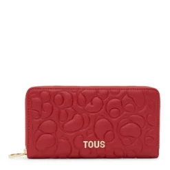 Red leather Wallet TOUS Greta
