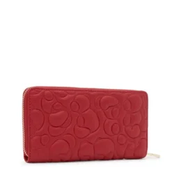 Red leather Wallet TOUS Greta