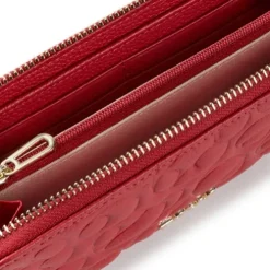 Red leather Wallet TOUS Greta