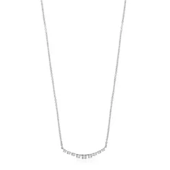 Riviere Necklace in White gold with Diamonds