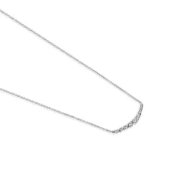 Riviere Necklace in White gold with Diamonds