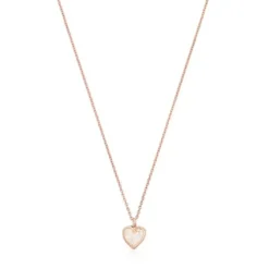 Rose silver vermeil Areia Necklace with pearls