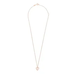 Rose silver vermeil Areia Necklace with pearls