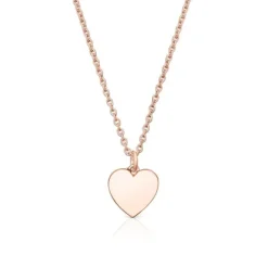 Rose silver vermeil Areia Necklace with pearls