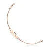 Rose Silver Vermeil Real Sisy Bracelet with Gemstones