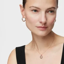 Rose Vermeil Silver Camille Necklace with Spinels