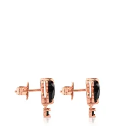 Rose Vermeil Silver Erma Earrings