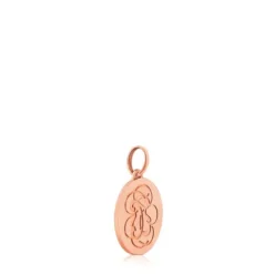 Rose Vermeil Silver Rubric Pendant