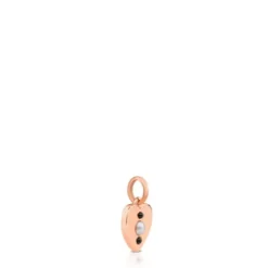 Rose Vermeil Silver Super Power Pendant with Pearl and Spinel