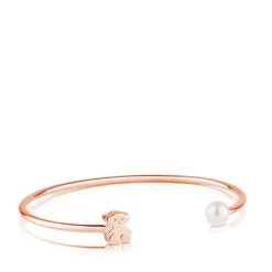 Rose Vermeil Silver Sweet Dolls Bracelet with Pearl