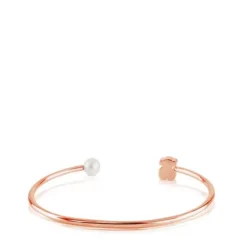 Rose Vermeil Silver Sweet Dolls Bracelet with Pearl