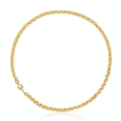 Short 40 cm Necklace with 18kt gold plating over silver TOUS MANIFESTO