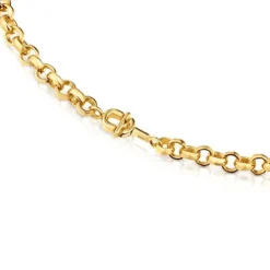 Short 40 cm Necklace with 18kt gold plating over silver TOUS MANIFESTO
