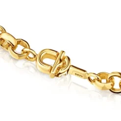 Short 40 cm Necklace with 18kt gold plating over silver TOUS MANIFESTO