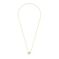 Short gold and diamond bear Necklace I-Bear