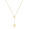 Short gold bear Necklace with onyx TOUS 1950